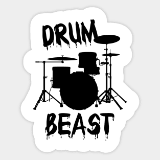 Drum Beast Sticker